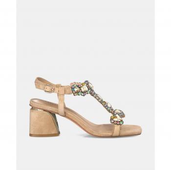 Sandalias de tacón Alma en Pena para mujer color marrón