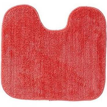 Sealskin Alfombra de Baño Contorno Inodoro Doux, 45 x 50 x 1 cm, Poliéster, Coral