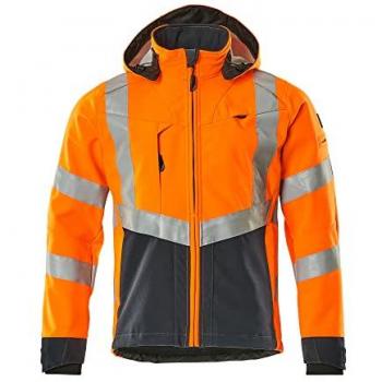 Chaqueta Softshell Hi-Vis Naranja/Negro Azul Mascot Blackpool 2XL