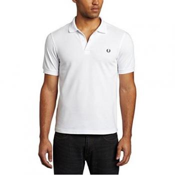 Fred Perry Unisex Classic Polo Shirt - White - XS