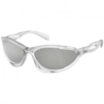 Prada PR A23S 14V60H Women's Cat Eye Sunglasses Transparent Size 60