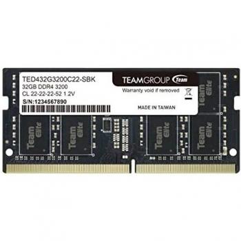 Team Group ELITE 32GB DDR4 3200MHz CL22 SO-DIMM Memory Module