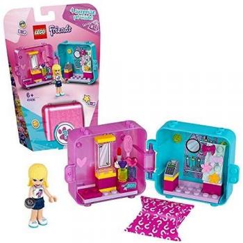 LEGO Friends - Cubo Tienda de Juegos de Stephanie Caja de Juguete, Incluye Mini Muñeca de Stephanie para Niñas y Niños a partir de 6 años, Juguete de Centro de Belleza, Multicolor