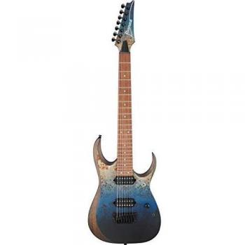 Ibanez RGD7521PB DSF 7-String Electric Guitar, Deep Seafloor Fade Flat