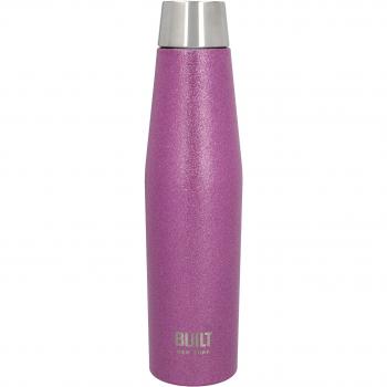 Botella Termo Antigoteo Hermética 100% Reusable y Libre de BPA de Acero Inoxidable 18/10 540ml Lila Brillante