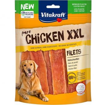 Vitakraft CHICKEN XXL Chicken Breast Strips for Dogs - Economy Pack: 2 x 250 g