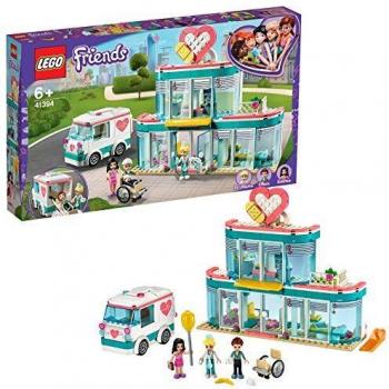 LEGO Friends - Hospital de Heartlake City, Juguete de Construcción, Incluye Muñeca de Emma, la Doctora Maria y Ethan, a Partir de 6 Años