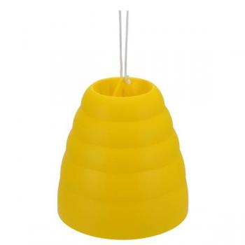 Trampa para Avispas Amarilla 14x15cm con Cuerda para Colgar