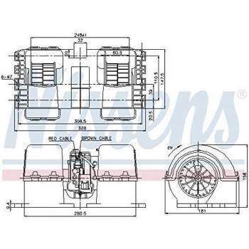 Nissens 87133 Calefacción para Automóviles