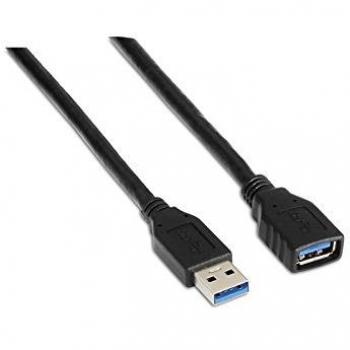 Cable USB Nano Cable USB3.0 A/M - A/H 3.0M Negro