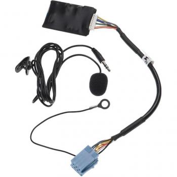 Adaptador Bluetooth Vhbw para Audi A2 1999-2005 Symphony 1, Navegación Plus 2 (sin MMI) - Incluye micrófono, cable jack y clip