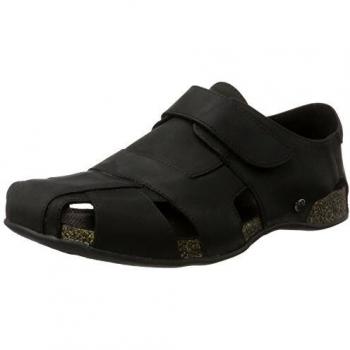 Sandalias de hombre Panama Jack FLETCHER en piel negra