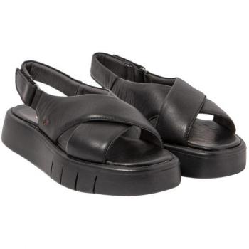 Sandalias de Piel 1855 Malaga negro para Mujer