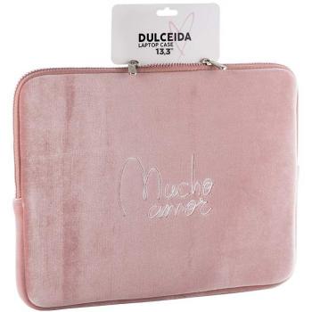 Dulceida Mucho Amor Velvet - Funda para portátil de 13, Color Rosa