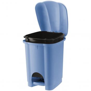 Cubo de Basura Tontarelli con Pedal de Plástico Azul 6 L
