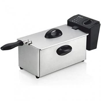 Freidora Haeger Chips & Go 3 Litros 2000W Cuba Esmalte