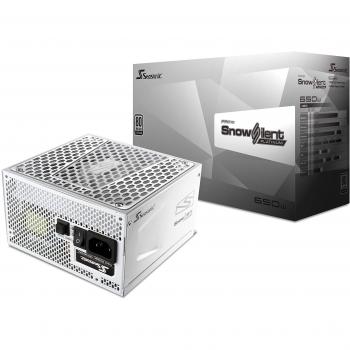 Seasonic Prime 650 Snow Silent - Fuente de alimentación, Color Blanco