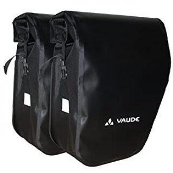 Alforja impermeable Vaude World Tramp II 42L Negra para bicicleta