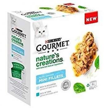 Purina Gourmet Nature'S Creation Pescado del Oceano y Atún, 12 x 85 g