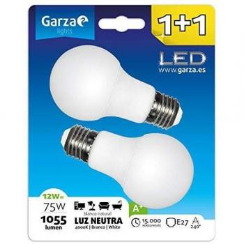 LED BOMBILLA STD 12W E27 240º 1060LM 40K BL 1+1