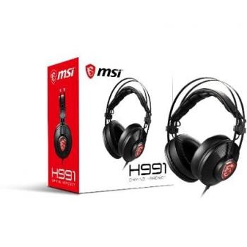 MSI H991 Gaming Headset with Microphone, 3.5mm Jack, Black