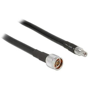 Cable Antena 2m N a RP-SMA, Baja Pérdida (0.35 dB), Delock 13020