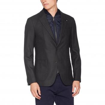 Tommy Hilfiger Tailored GRM-2PP TWSSLD17402, Chaqueta de Traje para Hombre, Gris