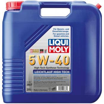 Aceite de motor sintético LIQUI MOLY Leichtlauf High Tech 5W-40 - 20L