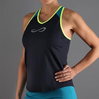 Camiseta de Tirantes Endless Speed V para Mujeres en Color Negro - Talla S