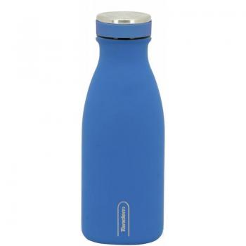 BOTELLA TÉRMICA TANDEM ACERO INOXIDABLE 350ML AZUL COBALTO
