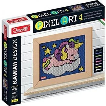 Juego de Pegs y Pixel Art Kawaii Unicornio 4800 Piezas, 42x33x6 cm