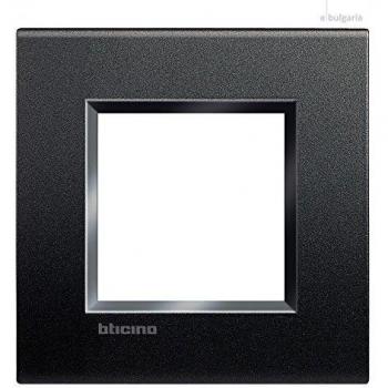 Bticino - lna4802ar placa 2 mod antracita livinglight Ref. 6572550001