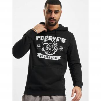 Popeye Barber Shop Black Hoodie