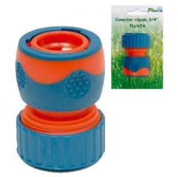 Conector Rápido Reparador de Manguera de Jardín 1/2 Bimaterial sin Stop