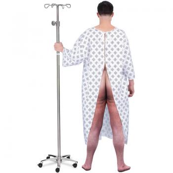 Disfraz de Paciente de Hospital con bata para hombre