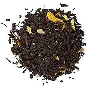 Aromas de Té - Té Negro Paraíso Frutal - Estimula tu Concentración - Contiene Antioxidantes y Múltiples Vitaminas - Propiedades Energizantes - Sin Gluten - 100 gr