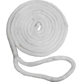 New England Ropes C5050-24-00050 3/4 Inch Double Braid Dock Line - White - 50 Feet