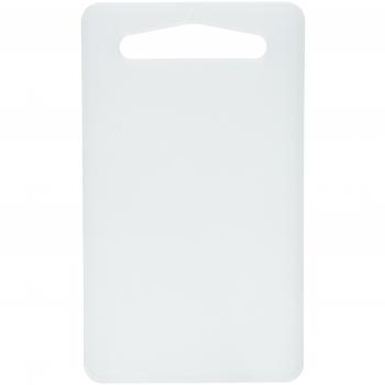 Fackelmann 39005 - Tabla Cortar Cocina LLDPE Blanca 24x14x0,6cm