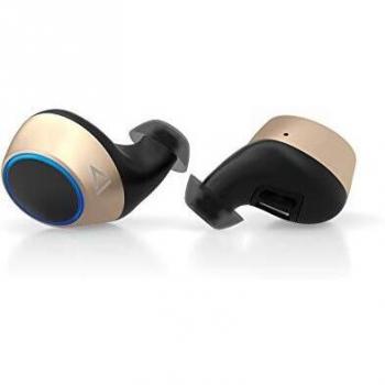 Auriculares inalámbricos auténticos resistentes al sudor Creative Outlier Gold con software Super X-Fi, Bluetooth 5.0, aptX/AAC, 39 horas de autonomía con 14 horas por cada carga de batería