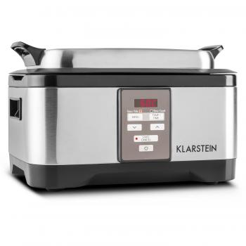 Klarstein 10028297 - Olla de cocción lenta, cocción al vacío, 6 l, 550 W, 40-90 ° C, acero inoxidable