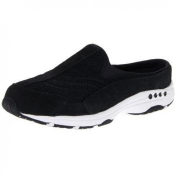 MARC FISHER Easy Spirit Women's TravelTime Walking Mule Sneaker Slip-On - Characteristics: Slip-on design, walking mule sneaker style, comfortable fit, lightweight construction, suitable for travel and casual wear, available in navy color, women's size 6