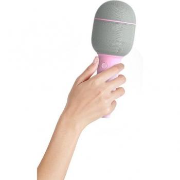 Micrófono Karaoke Inalámbrico Bluetooth Groovy Marshmallow Rosa