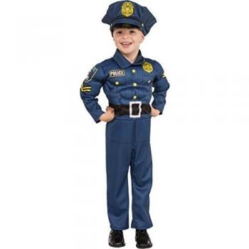 Rubies - Disfraz de policia para niño, talla 3-4 años