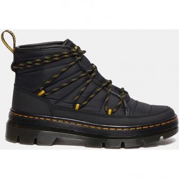 Dr. Martens Quilted Padded Boots Black Leather, Women's Black Winter Boots, Sizes: 3 UK / 6 US