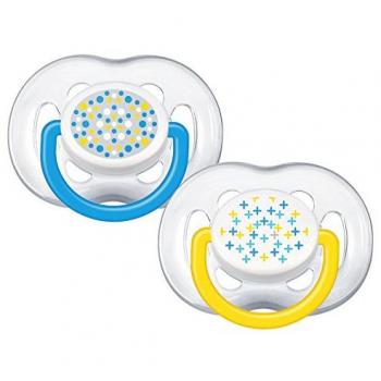 Philips Avent SCF180/27 - Chupete ventilado decorado, color azul / amarillo