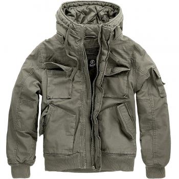 Brandit Hombres Bronx Chaqueta Oliva tamaño XL