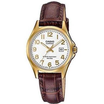 Casio Reloj Analógico para Mujer de Cuarzo con Correa en Cuero LTS-100GL-7AVEF