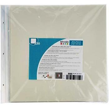 Set de Fundas Plásticas Transparentes Artemio 30,5x30,5 cm - 30 Unidades - Sin Ácido - Compatible con Álbumes de 3 Perforaciones