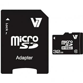 V7 VAMSDH32GCL10R-2E - Tarjeta micro SD de 32 GB