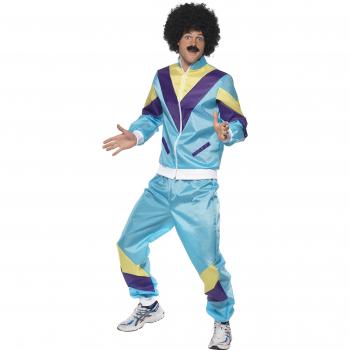 80s Men's Tracksuit Costume - Size M
